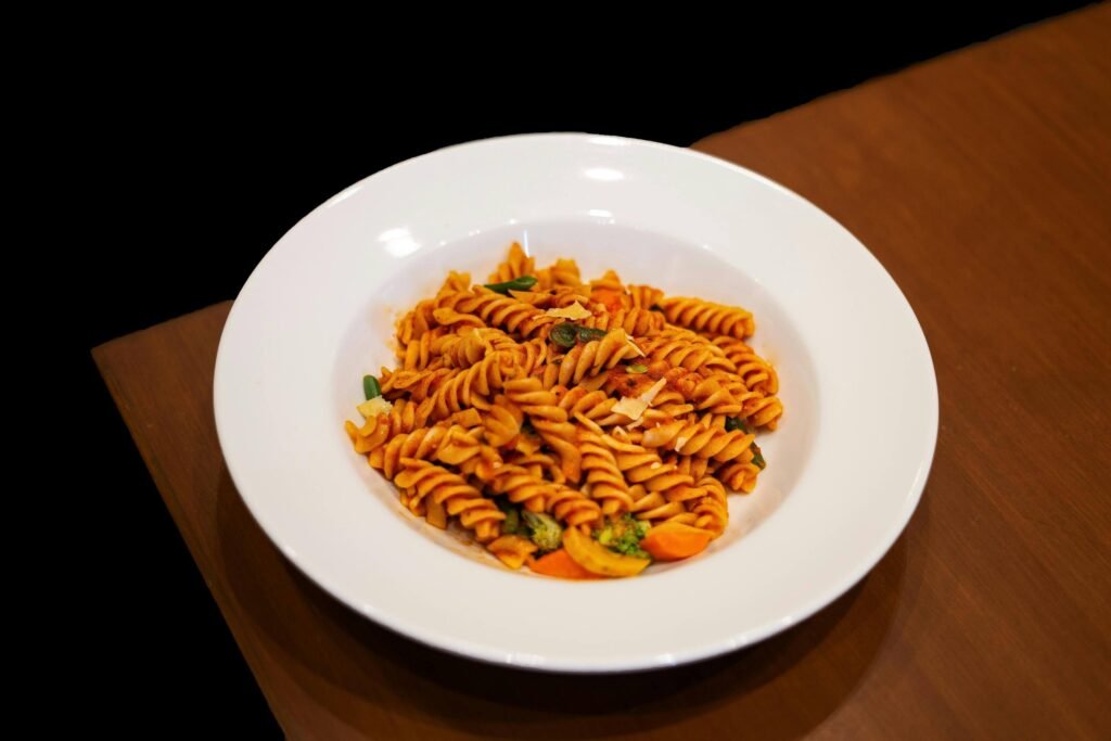 simple pasta dish included in kidney friendly recipes for renal diet