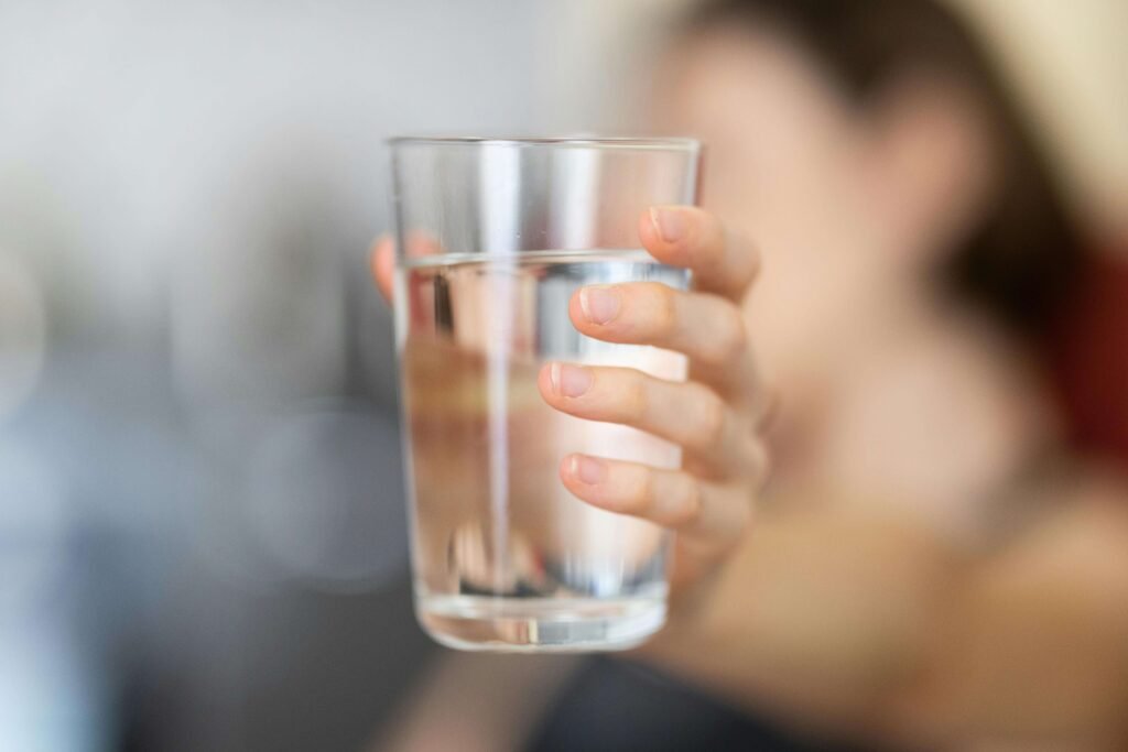 Drinking water to maintain energy as part of Daily Habits That Boost Energy Naturally