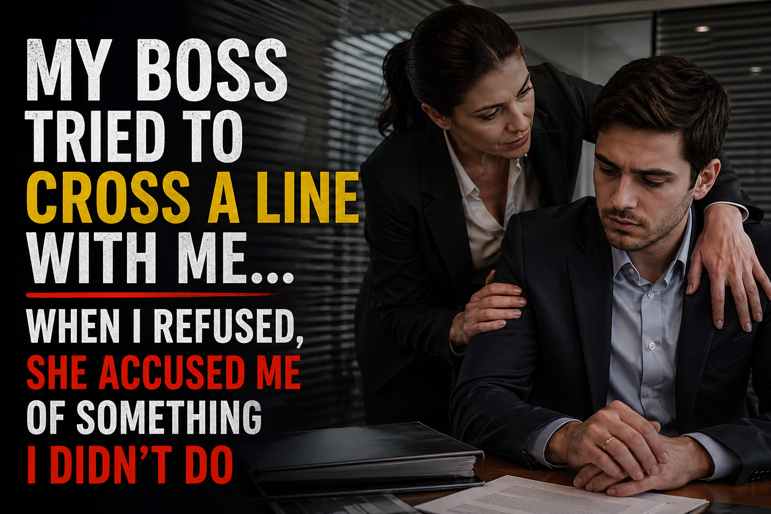Title: My Boss Tried to Cross a Line With Me…When I Refused, She Accused Me of Something I Didn’t Do