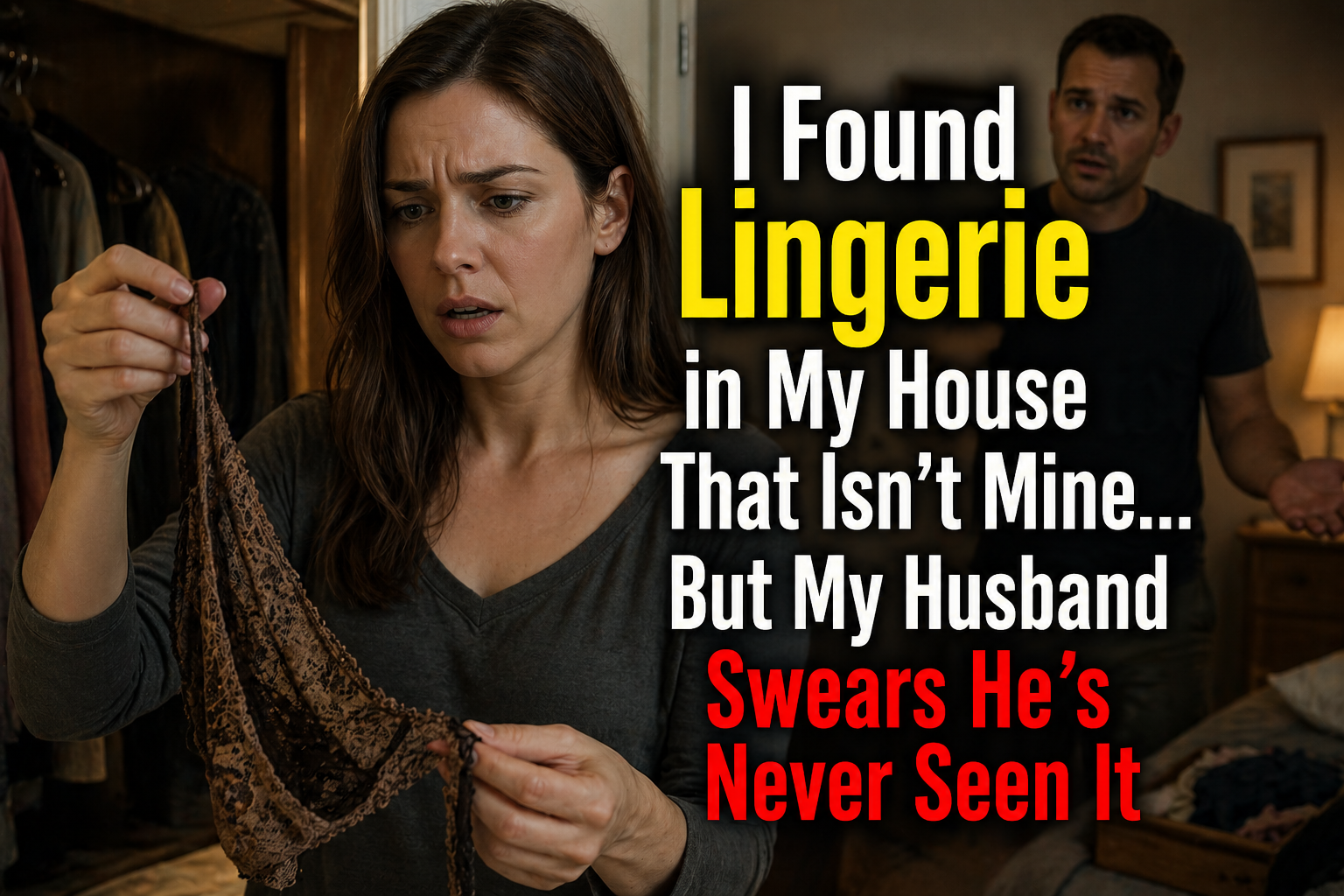 I Found Lingerie in My House That Isn’t Mine… But My Husband Swears He’s Never Seen It