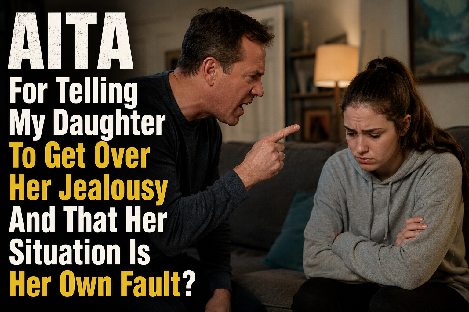 AITA For Telling My Daughter To Get Over Her Jealousy And That Her Situation Is Her Own Fault?