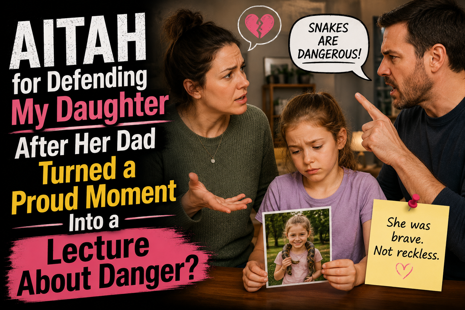 AITAH for Defending My Daughter After Her Dad Turned a Proud Moment Into a Lecture About Danger?