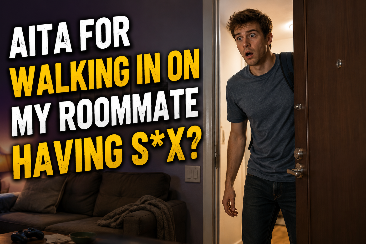 AITA For Walking In On My Roommate Having S*x?