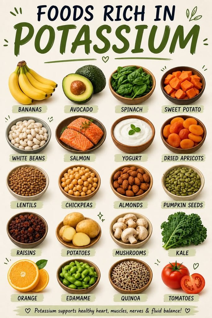17 Potassium Rich Foods to Add to Your Diet Beyond Bananas