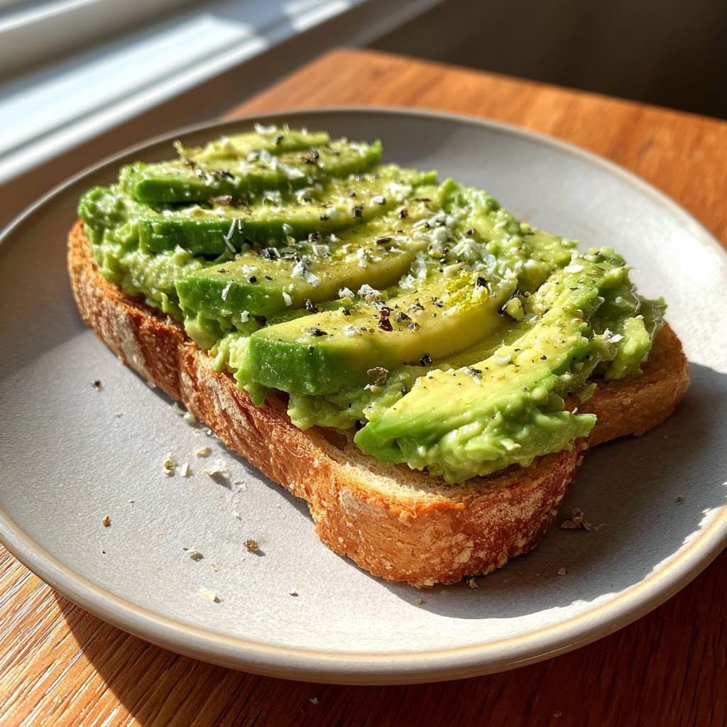avocado to whole grain toast