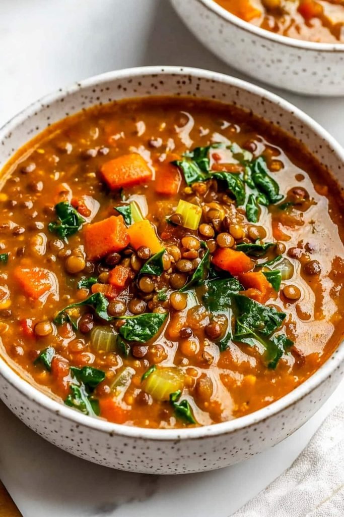 Mix cooked lentils with tomatoes, cucumber, herbs,
